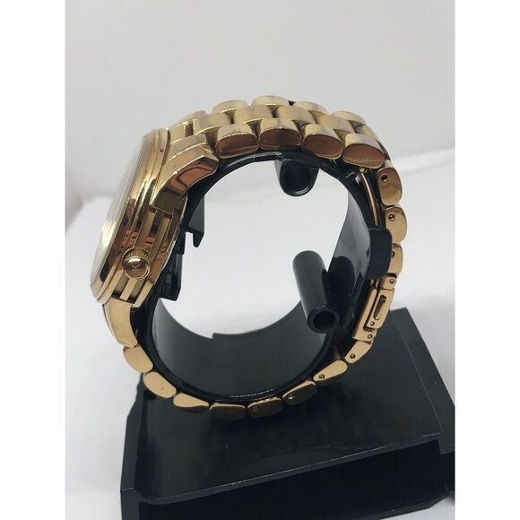 Michael Kors MK5160 Women's Stainless Steel Analog Champagne Dial Watch LB214 - Picture 3 of 11